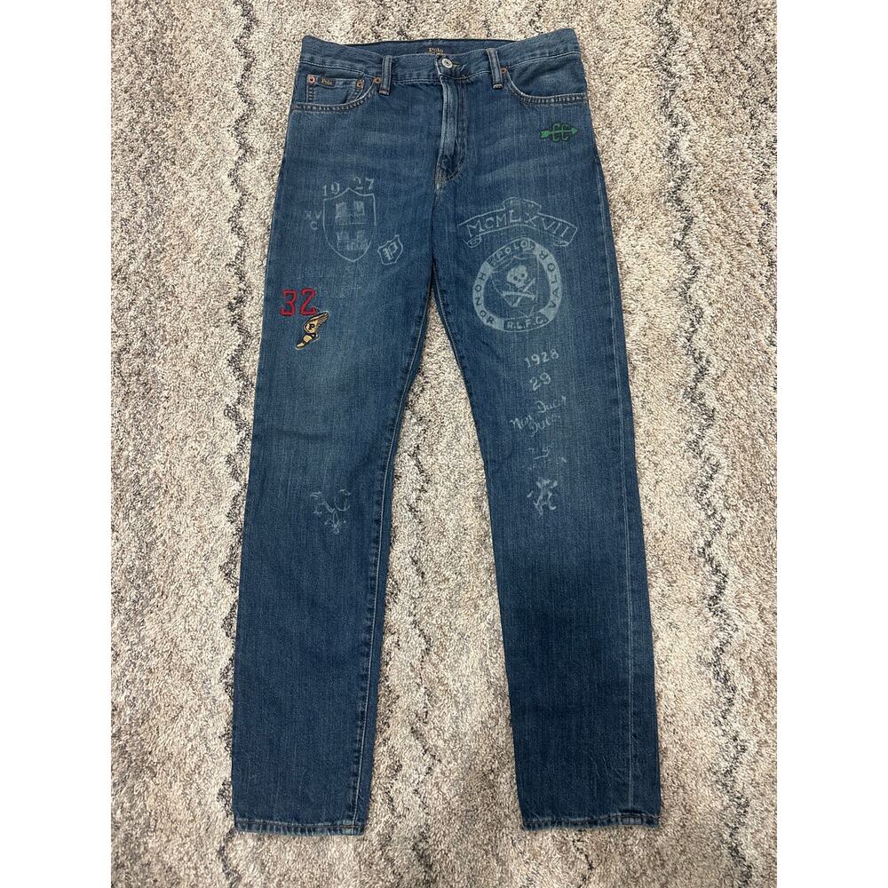 Polo RL Sullivan Slim No.18 With Graphics and Embroidery Patch Boys Size XL